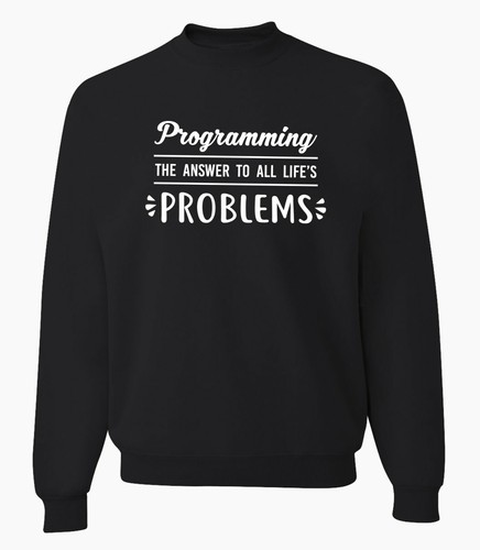 Programming sweatshirt - programming,