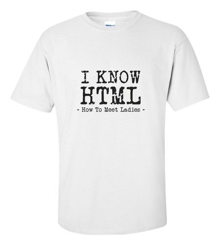 Know html shirt funny - i,