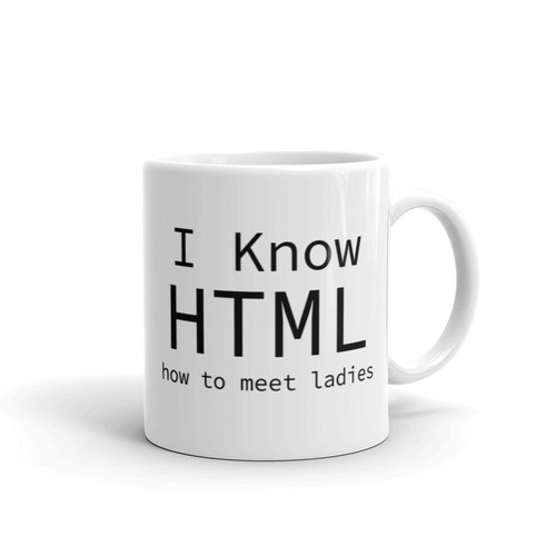 Funny programmer mug - mug, “i