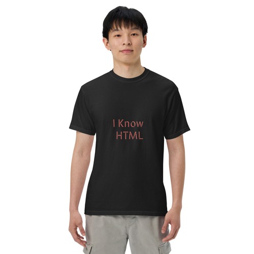 Know html shirt funny - |,