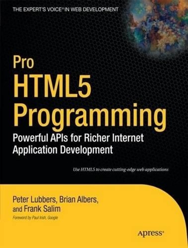Pro html5 programming - pro,