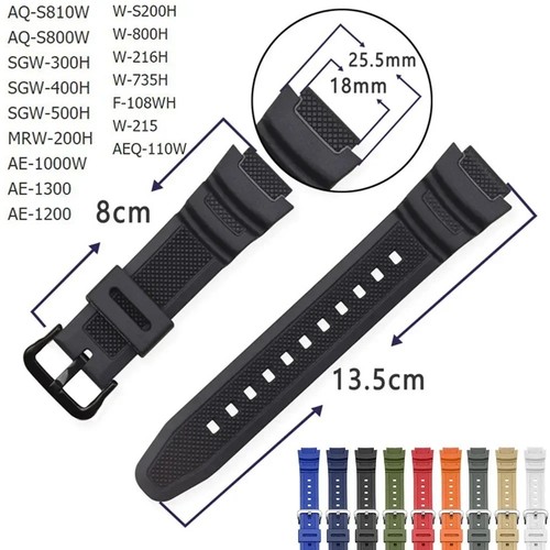 Rubber watch band strap for - watch,